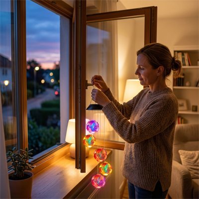 Carillon lumineux | Zen Apaisant - Vent de Lumière