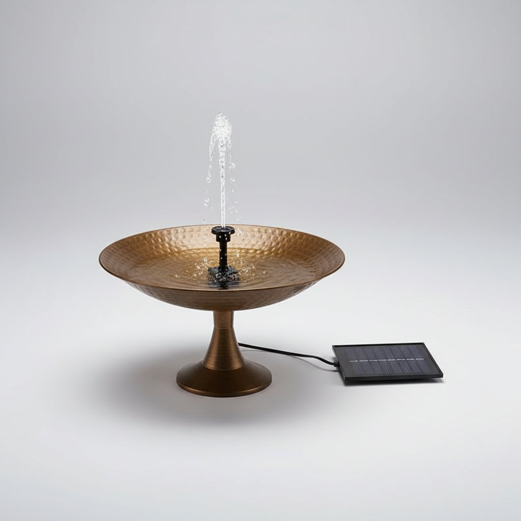 Fontaine solaire panneau déporté | Modèle B - Vent de Lumière
