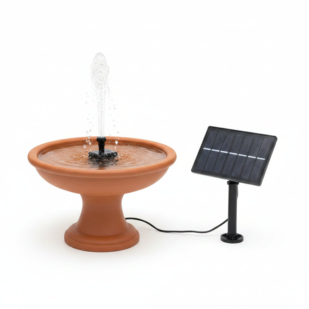 Fontaine solaire panneau déporté | Modèle C - Vent de Lumière