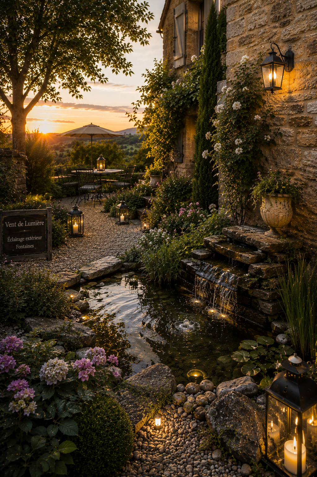 Fontaines de jardin