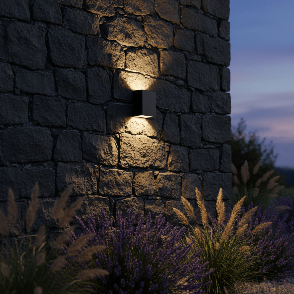 Applique Murale Solaire Double Faisceau – Anthracite - Vent de Lumière