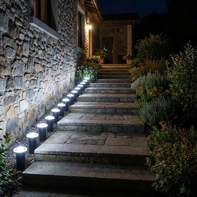 Eclairage solaire exterieur | EcoLumière - Vent de Lumière
