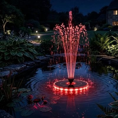 Fontaine Solaire de Jardin Zen – Jeu d'Eau Écologique pour Bassin & Terrasse - Vent de Lumière