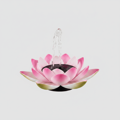 Fontaine Solaire Flottante Lotus | Bassin, Étang & Jardin - Vent de Lumière