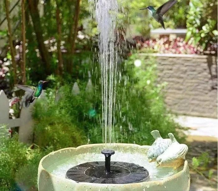 Fontaine Solaire LED – Jet d’Eau Coloré pour Bassin & Étang - Vent de Lumière
