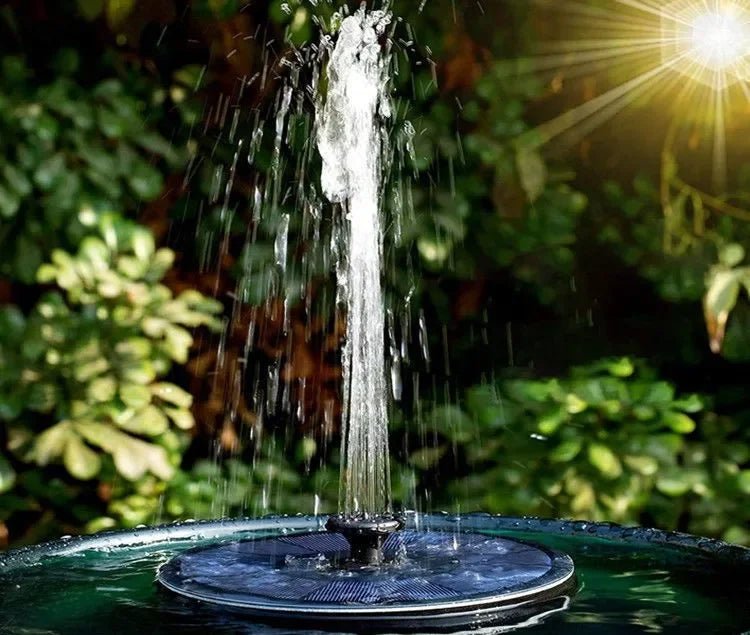 Fontaine Solaire LED – Jet d’Eau Coloré pour Bassin & Étang - Vent de Lumière
