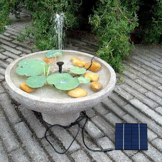 Fontaine solaire panneau déporté | Modèle A - Vent de Lumière