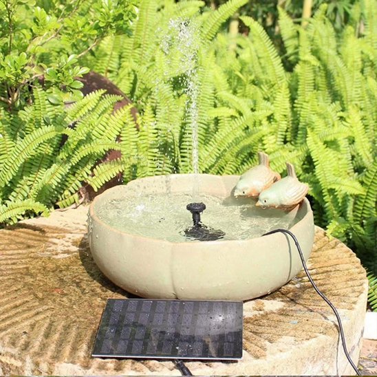 Fontaine solaire panneau déporté | Modèle A - Vent de Lumière