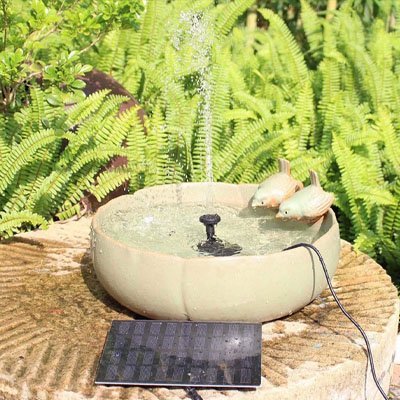 Fontaine solaire panneau déporté | Modèle B - Vent de Lumière