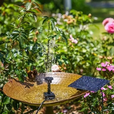 Fontaine solaire panneau déporté | Modèle B - Vent de Lumière