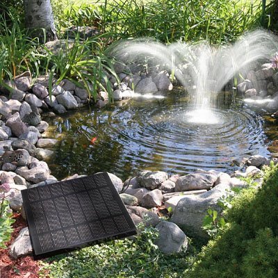 Fontaine solaire panneau déporté | Modèle B - Vent de Lumière