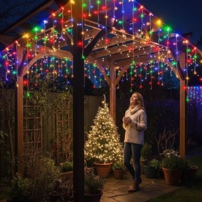 Guirlande lumineuse rideau | Féerique - Vent de Lumière