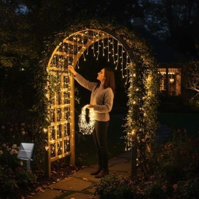 Guirlande lumineuse rideau | Féerique - Vent de Lumière