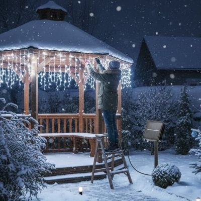 Guirlande lumineuse rideau | Féerique - Vent de Lumière