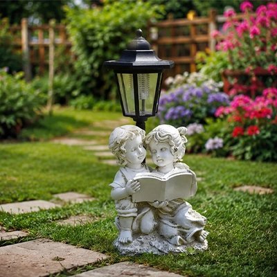 Lampe Solaire Extérieur Automatique – Éclairage Écologique & Chaleureux pour Jardin - Vent de Lumière