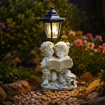 Lampe Solaire Extérieur Automatique – Éclairage Écologique & Chaleureux pour Jardin - Vent de Lumière