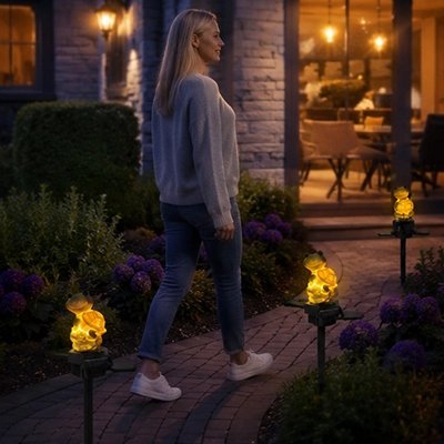 Lampe Solaire Extérieur Autonome – Éclairage Doux & Écologique pour Jardin et Terrasse - Vent de Lumière