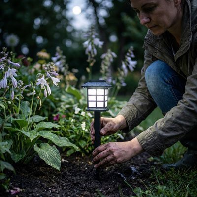 Lampe solaire exterieur | EcoLumière - Vent de Lumière