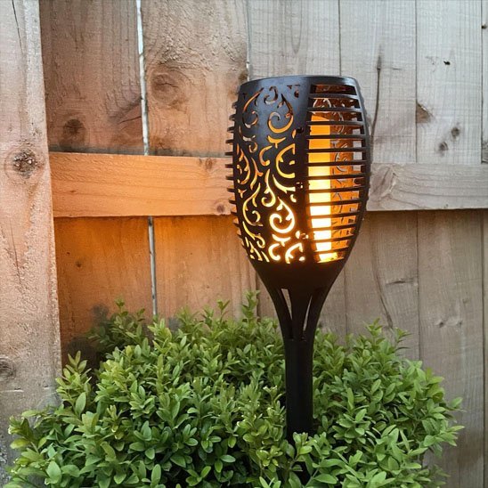 Lampe Solaire Extérieur Effet Flamme | Éclairage Jardin & Terrasse - Vent de Lumière