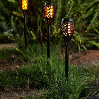 Lampe Solaire Extérieur Effet Flamme | Éclairage Jardin & Terrasse - Vent de Lumière