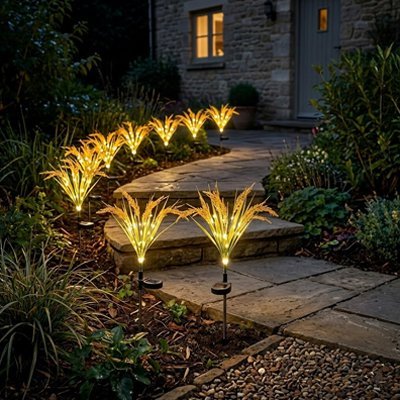 Lampe Solaire Herbes Lumineuses | Décoration Massifs & Allées - Vent de Lumière