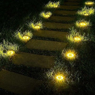Lampe Solaire Jardin sur Piquet | Éclairage Autonome Extérieur - Vent de Lumière