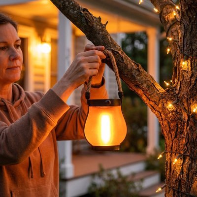 Lanterne exterieur solaire | EcoLight - Vent de Lumière