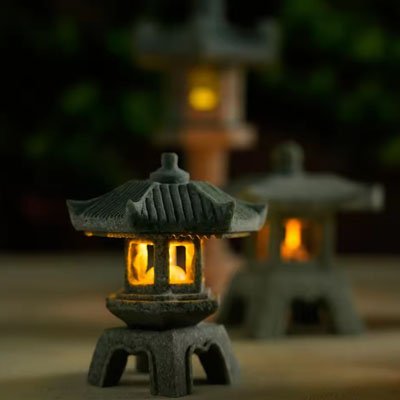 Lanterne Pagode LED Effet Flamme | Décoration Jardin & Terrasse - Vent de Lumière