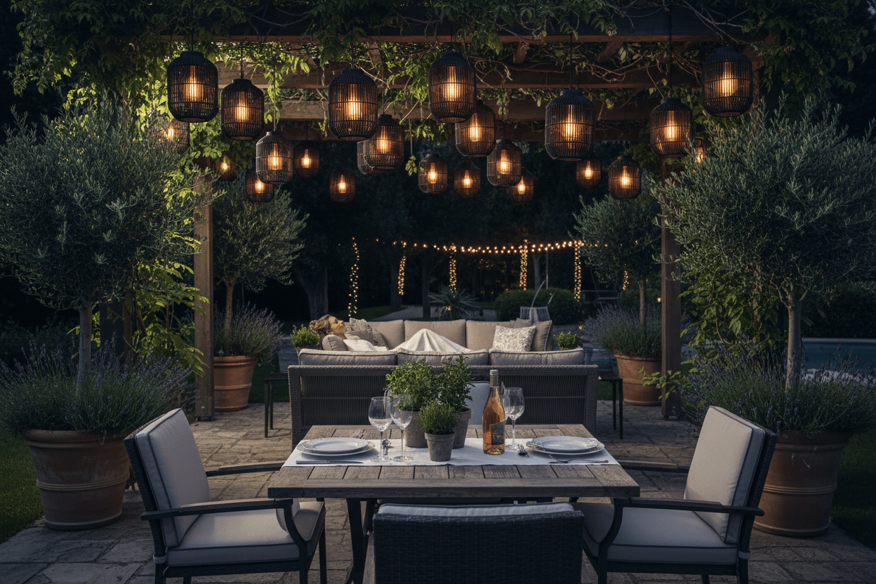 Lanterne Solaire Effet Flamme – Ambiance Jardin & Terrasse - Vent de Lumière