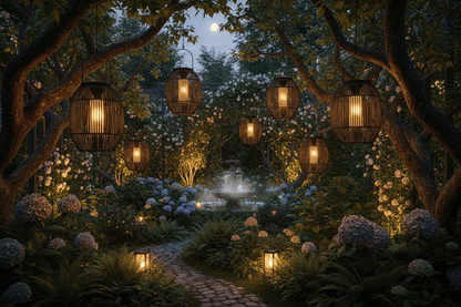 Lanterne Solaire Effet Flamme – Ambiance Jardin & Terrasse - Vent de Lumière