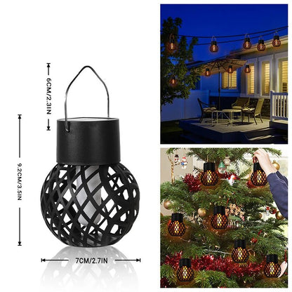 Lanterne Solaire Effet Flamme – Ambiance Jardin & Terrasse - Vent de Lumière
