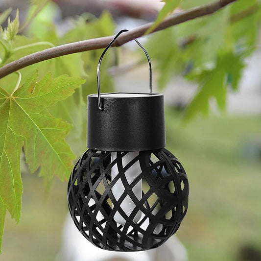 Lanterne Solaire Effet Flamme – Ambiance Jardin & Terrasse - Vent de Lumière