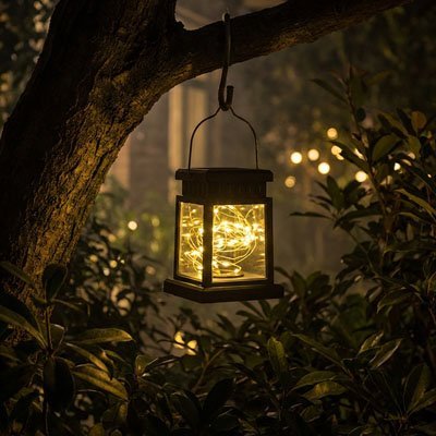 Lanterne solaire extérieur | EcoLumière - Vent de Lumière