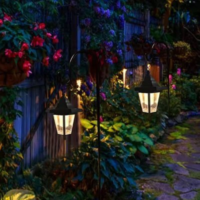 Lanterne Solaire Suspendue | Éclairage Jardin Style Vintage - Vent de Lumière