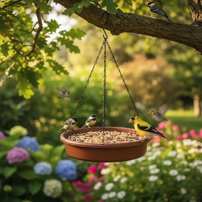 Mangeoire pour oiseaux | Biodiversa - Vent de Lumière