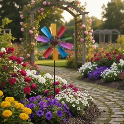Moulin vent décoratif | Jardin Authentique - Vent de Lumière