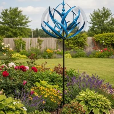 Moulin vent décoratif jardin | Authentique - Vent de Lumière