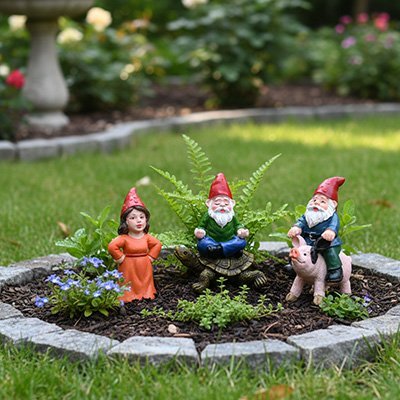 Nain de jardin | Artisanal Décoratif - Vent de Lumière
