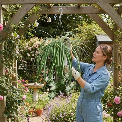 Plante artificielle tombante | Naturalia - Vent de Lumière