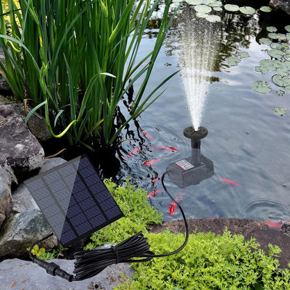 Pompe Fontaine Solaire 7 Buses – Bain d’Oiseaux & Jardin - Vent de Lumière