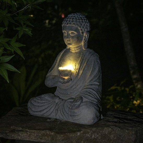 Sculpture Bouddha | Élégance Raffinée - Vent de Lumière