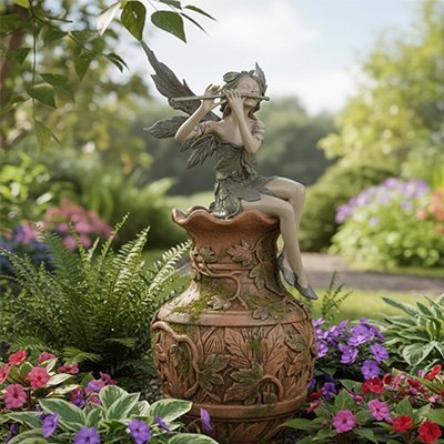 Sculpture de jardin | Élégance Extérieure - Vent de Lumière