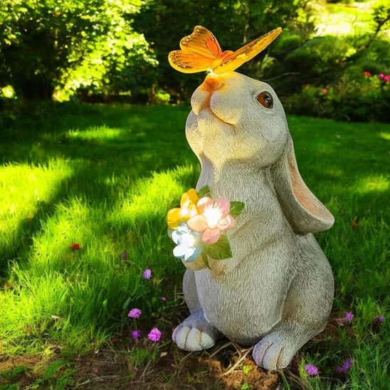 Sculpture Lapin Lumineux | Élégance Raffinée - Vent de Lumière